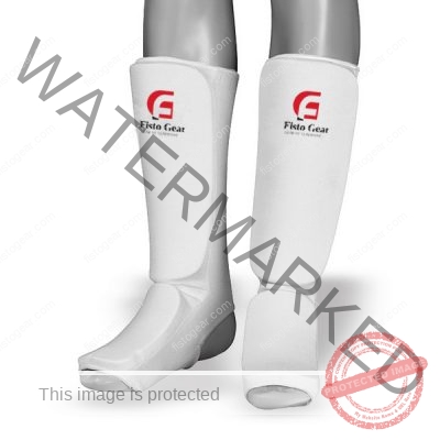 Elasticated Shin Instep Pads Shin Guards Martial Art Boxing Spar Training MMA Fight Kickboxing Shin Pads 