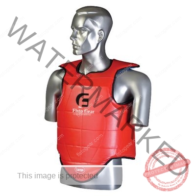 TaeKwonDo Karate Reversible Chest Guard Protector  Sanda  MMA Kick Boxing Sparring Gear Chest Protection Double-sided 