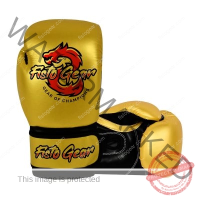 Custom Metallic Gold Boxing Glove supplier